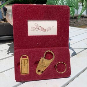 Vtg Oldsmobile Keychain Set ‘87 Anniversary